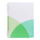 プラス パスティ ルーズリーフバインダー リングタイプ B5 マスカットグリーン 97083 1冊