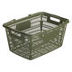 現場のチカラ　買い物カゴ 28.8L　幅515×奥行358×高さ252mm　カーキ　1セット（1個×５） オリジナル