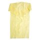 オオサキメディカル アイソレーションガウン ゴム袖 イエロー 51058  不織布　使い捨て　感染予防　1袋（10枚入）