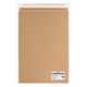 HEIKO 紙製クッション付き宅配平袋 茶 320×460mm 封かんシール付 1セット（1袋（10枚入）×10） 004192029