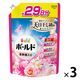 ボールドジェル 柔軟剤入り 液体 プレミアムブロッサム 詰め替え 超特大 690g 1セット（1個×3） 洗濯洗剤 P＆G