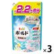 ボールドジェル 柔軟剤入り 液体 フレッシュサボン 詰め替え ウルトラジャンボ 1580g 1セット（1個×3） 洗濯洗剤 P＆G