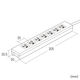 延長コード 電源タップ 5m 3P（ピン） 7個口 マグネット ライトグレー TAP-F37-5SR サンワサプライ 1個