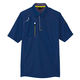 アイトス HERO’S UNIFORM 半袖ボタンダウンポロシャツ（男女兼用） ネイビー 6L AZ-10605-008-6L（直送品）