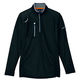 アイトス HERO’S UNIFORM 長袖ハーフZIPシャツ（男女兼用） ブラック 6L AZ-10606-010-6L（直送品）