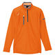 アイトス HERO’S UNIFORM 長袖ハーフZIPシャツ（男女兼用） オレンジ SS AZ-10606-163-SS（直送品）