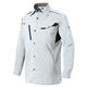 アイトス HERO’S UNIFORM 長袖シャツ（男女兼用） シルバーグレー M AZ-2535-003-M（直送品）