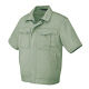 アイトス HERO’S UNIFORM 半袖ブルゾン アースグリーン SS AZ-5661-005-SS（直送品）