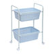 三和製作所 スタンド付脱衣かご ダブル ブルー 00240516 1台