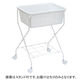 三和製作所 抗菌脱衣カゴ ホワイト 00240637 1個