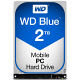 WESTERN DIGITAL ＷＤ　Ｂｌｕｅ　２．５インチ　７ｍｍ　内蔵ＨＤＤ　２ＴＢ WD20SPZX 1台（直送品）