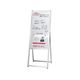 ファースト メッセージホワイトボードスタンドW450 シルバー ma45 1台