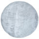 萩原 ラビットファータッチのプレミアムラグ ラパン 直径38cm ブルーライトグレー 240617255 1枚