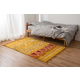 萩原 ウールラグ・マット Kuumuus(クームース) ガンター 1300×1900mm イエロー 270074049 1枚（直送品）