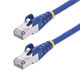 カテゴリ8(CAT8)LANケーブル 1m ブルー 40G PoE LSZH NLBL-1M-CAT8-PATCH 1個（直送品）