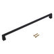 清水 アルミパイプ取手 300mm 黒 SH-APT300K 1セット(1個×10)（直送品）