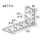 サワタ Lジョイント Bー107(150個入)補強金具・補強材 1100100020136 1ケース(150個入)（直送品）