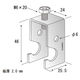 サワタ おまかせロック19(500個入)C鋼・Cチャン・クロス金具 1100100020213 1ケース(500個入)（直送品）