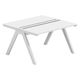 【軒先渡し】LASHデスク ラッシュホールレッグ 幅1200×奥行1200×高さ720mm ホワイト天板/ホワイト脚 1台（直送品）