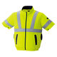 【服のみ】Asahicho　9211　空調服（R）高視認半袖ブルゾン横ファン　蛍光イエロー　7L　1着（直送品）