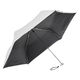 ポケフラット UVカット 折50cm 晴雨兼用シルバー手元 ホワイトS350-0773WH1-BA 1本 日傘 ウォーターフロント