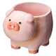 ケー・イー・アイ 鉢 リトルレジンポット 四つ足アニマル ブタ 285415 1個（直送品）