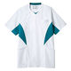住商モンブラン スクラブ メンズ 半袖 白/ターコイズ 6L MS857-14 1枚（直送品）