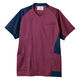 住商モンブラン スクラブ メンズ 半袖 ワイン/ネイビー M MS855-89 1枚（直送品）