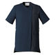 住商モンブラン スクラブ 兼用 半袖 インディゴブルー×チャコールブラック 3L UM503-IBBK 1枚（直送品）