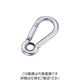 水本機械製作所 水本 ステンレス スナップフックA型（リング付） 線径3mm 長さ38mm B-2563 1個 205-0332（直送品）