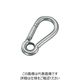 水本機械製作所 水本 ステンレス スナップフックA型（リング付） 線径4mm 長さ45mm B-800 1個 849-1080（直送品）
