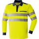 Asahicho（旭蝶繊維） E785 高視認長袖ポロシャツ 蛍光イエロー M 1枚（直送品）