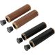 RIDEA Leather Grips ブラック HGLE2 1ペア（直送品）