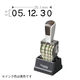 サンビー リピマックスニュースペシャル 欧文3号日付[ゴシック体] インク黒 RMX-DG3N 1個（直送品）