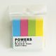 パワーズ 4C 15x60mmx4pad ブルー/ピンク/グリーン/イエロー 973-0000-023 1セット(3個)（直送品）