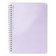 いろは出版 PiN リングノート A5 3mm方眼 硬質クリアケース付き パープル GPN-06 1セット(2冊)（直送品）