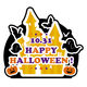 グリーンクロス NEWスチレンボードポップSサイズ HAPPY HALLOWEEN NSP-S-11 1枚（直送品）