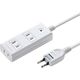 延長コード 電源タップ 2m 2P（ピン） 3個口 マグネット ホワイト TAP-SP2113MG-2WN サンワサプライ 1個