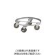 テックサス ステンレスドラム缶台車 DML-450 1台 252-2553（直送品）
