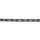 ニッサチェイン 鉄カラーヘビーリンク 30m巻 黒 R-IW30E-BK 1巻(30m) 126-1498（直送品）