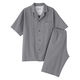 無印良品 メンズ 紳士 透かし サッカー織り 半袖パジャマ 紳士Ｍ グレー 良品計画