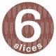 カミイソ産商 ラベル S-368 6 slices 1袋(500個)（直送品）
