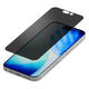 PGA iPhone 17/17 Pro/16 Pro用 液晶全画面保護ガラス 180度のぞき見防止 PG-25AGL18MB 1個（直送品）