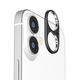 PGA iPhone 17/16/16 Plus用 カメラレンズフレーム アルミ/ブラック PG-25ALGD04BK 1個（直送品）