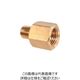 パルサーブル パルサールブ 径違い継手 1/4”F×M10×1.0Mアダプター（黄銅製） A031 1個 237-2015（直送品）