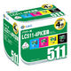 G＆G ブラザー（brother）用 互換インクカートリッジ HBB-511-4PK LC511-4PK互換 1パック（4色入）（直送品）