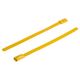 RS PRO 結束バンド， 100mm x 4.6 mm， 黄， ポリエステルコーティングしたステンレススチール 743-6239（直送品）
