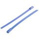RS PRO 結束バンド， 100mm x 4.6 mm， 青， ポリエステルコーティングしたステンレススチール 743-6285（直送品）