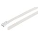 RS PRO 結束バンド， 360mm x 7.9 mm， 白， ポリエステルコーティングしたステンレススチール 743-6324（直送品）