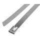 RS PRO 結束バンド， 680mm x 12 mm， スチール， ステンレス鋼 123-5033 1袋(100個)（直送品）